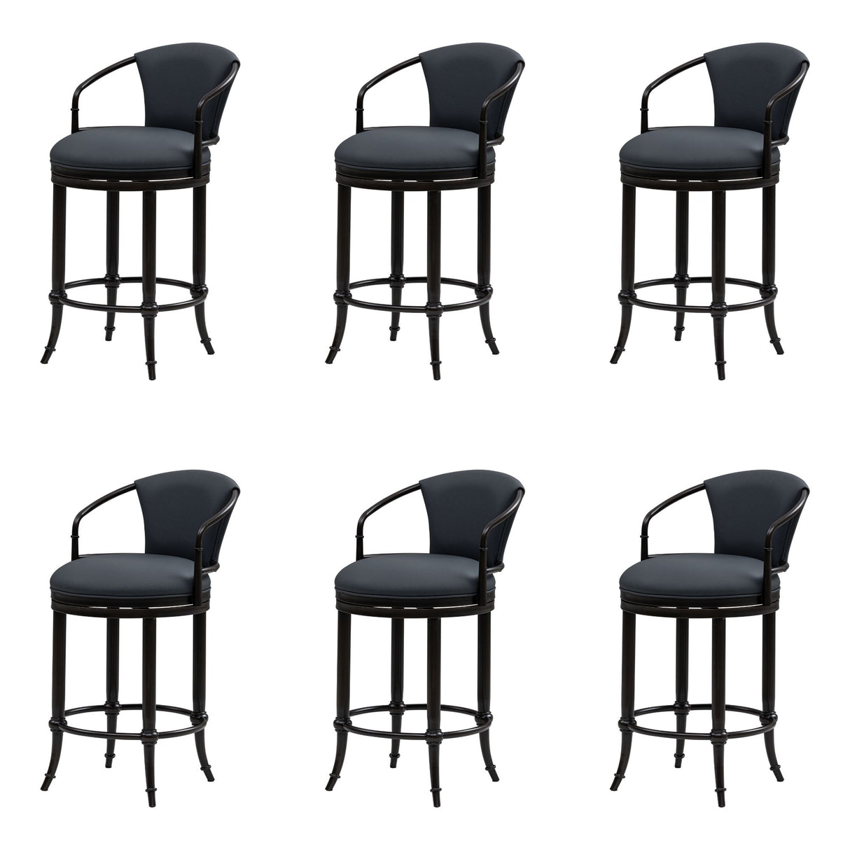 Otis - Upholstered Swivel Counter Height Barstool