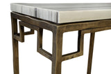 Tours - Console - White / Gold