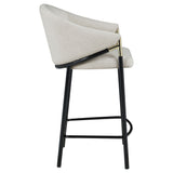 Sloped Arm Counter Stools (Set of 2) - Beige
