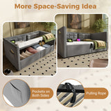 Upholstered Daybed With Hydraulic Storage And USB / Type - C Charging