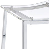 Staten - Backless Counter Stool (Set of 2) - Chrome