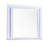 Opium - Mirror - White - Wood