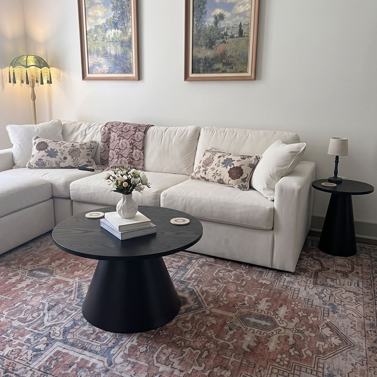 Modern Nesting Coffee Table Set For Living Room