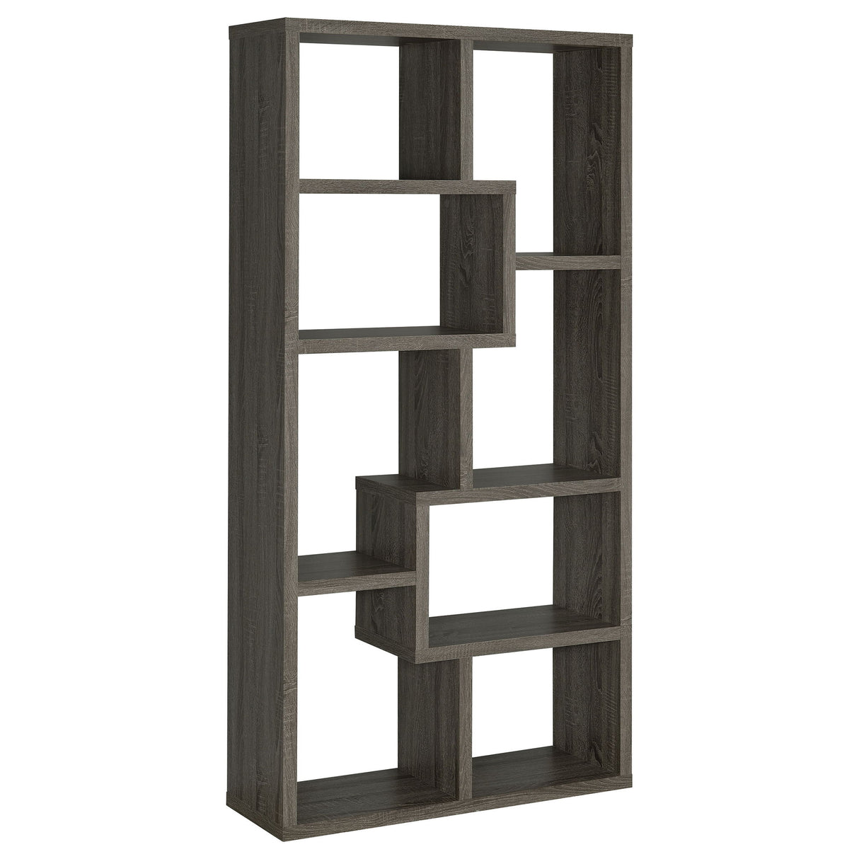 8 Shelf Geometric Bookcase
