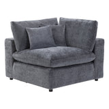 Oulu Living Alvora modular corner chair in Dark Gray