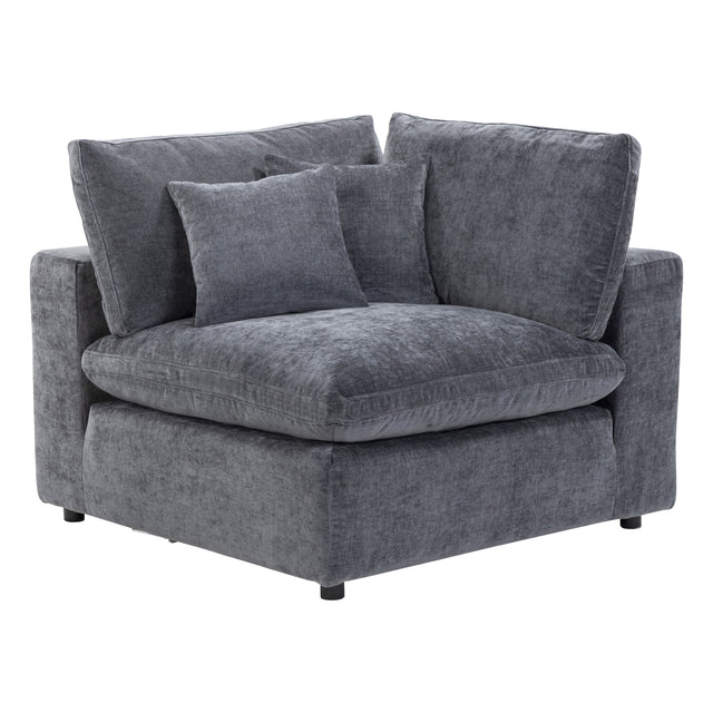 Oulu Living Alvora modular corner chair in Dark Gray