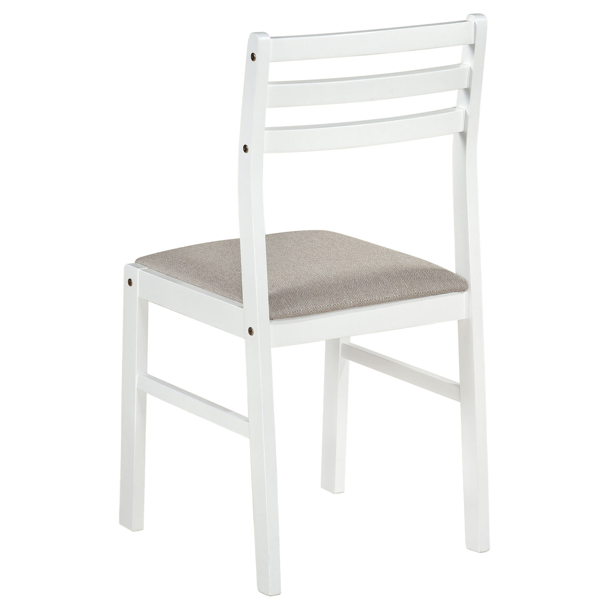 Bucknell 3-Piece Round Drop Leaf Dining Set in White