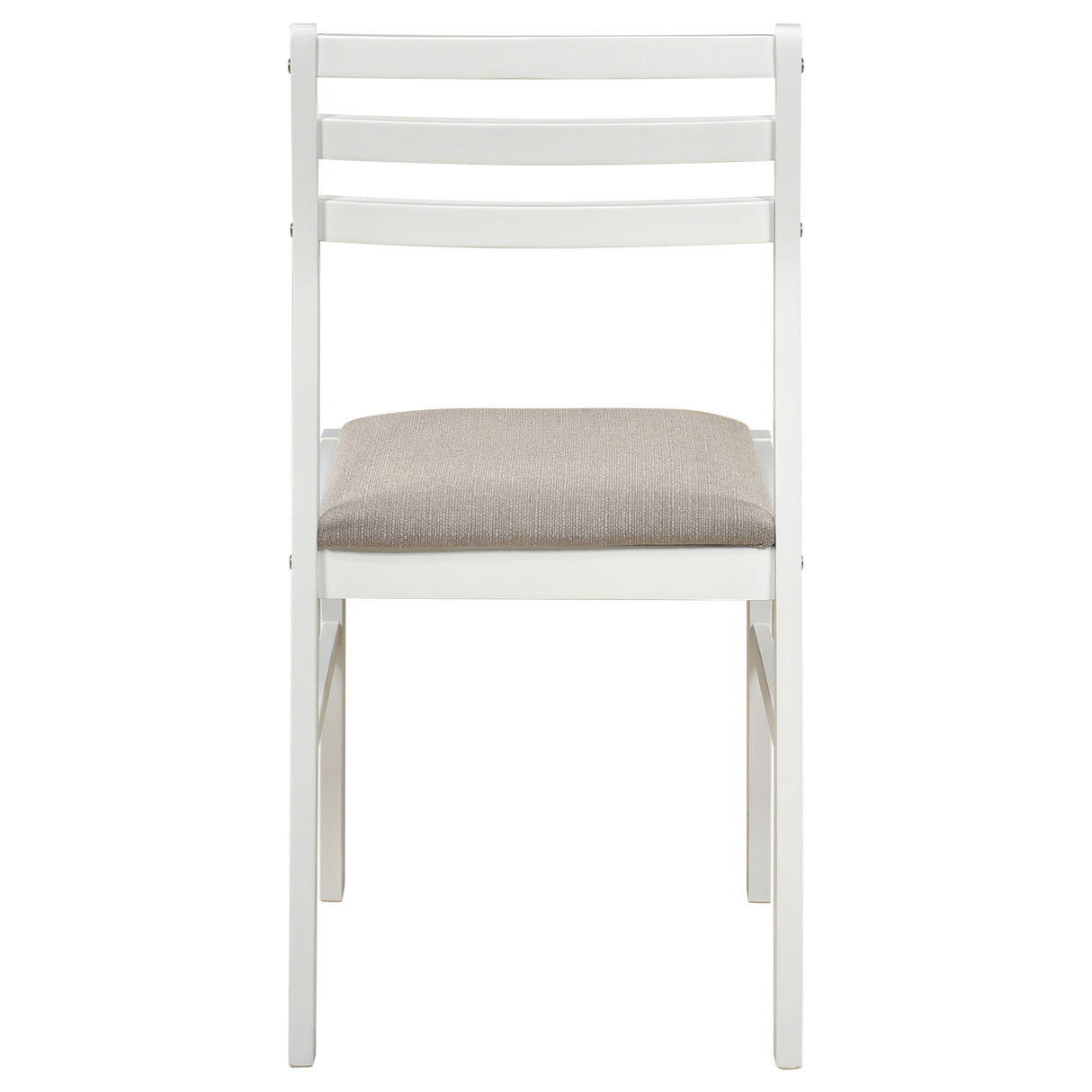 Bucknell 3-Piece Round Drop Leaf Dining Set in White