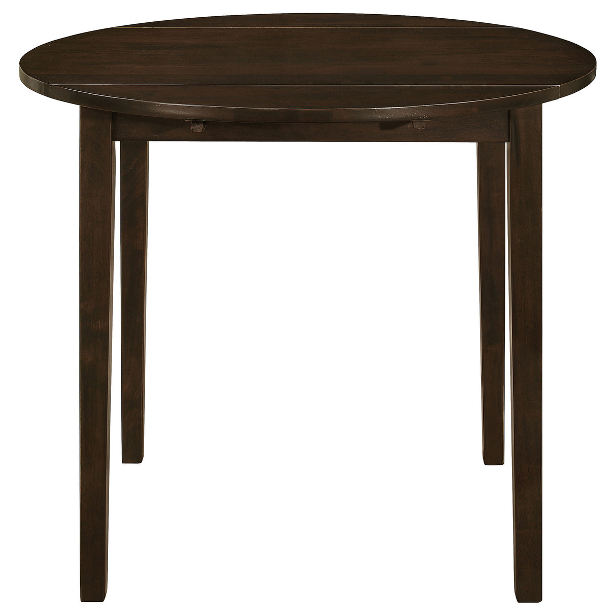 Bucknell 3-Piece Round Drop Leaf Dining Table Set Cappuccino