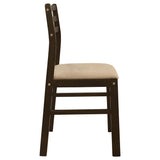 Bucknell 3-Piece Round Drop Leaf Dining Table Set Cappuccino
