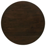 Bucknell 3-Piece Round Drop Leaf Dining Table Set Cappuccino