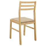 Bucknell 3-Piece Round Drop Leaf Dining Set in Natural