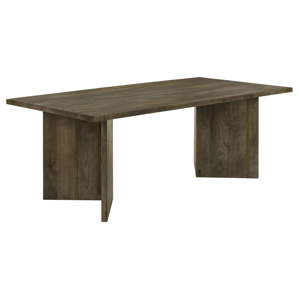 Tyler 80-Inch Solid Wood Dining Table in Mango Brown