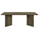 Tyler 80-Inch Solid Wood Dining Table in Mango Brown