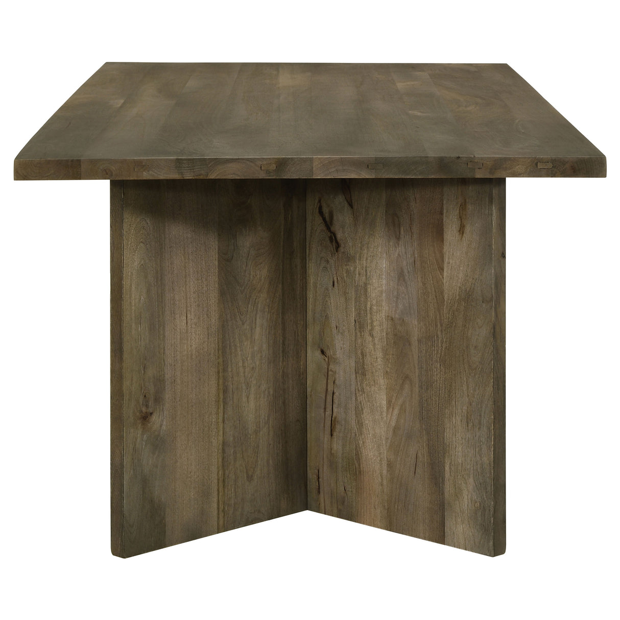 Tyler 80-Inch Solid Wood Dining Table in Mango Brown