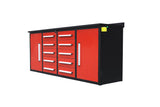 Storage Cabinets With Workbench (With 10 Drawers And 2 Cabinets)
