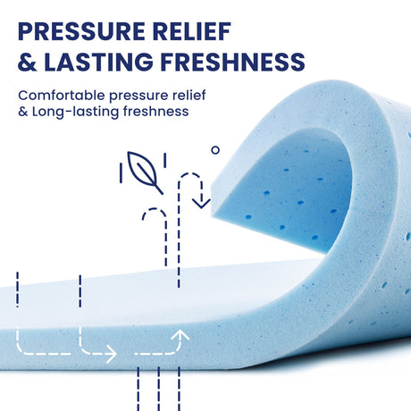 14" King Mattress Hotel Collection Hybrid Mattress With Gel Memory Foam & Pocket Springs - Brown / White