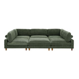 Modern Modular Sectional With Adjustable Back Support