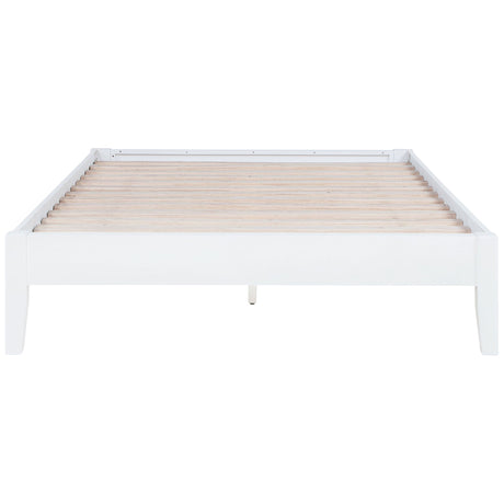 Sophie - Full Platform Bed With Tapered Legs - White
