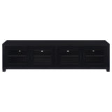Arnaud - 3 Piece TV Stand Set With Storage - Black