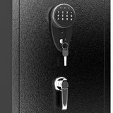 Gun Safe For Rifles & Handguns, Keypad Lock Security Storage Cabinet - Black