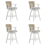 Hazel - Outdoor Patio Swivel Counter Stool Set