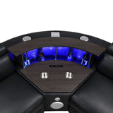 Nova - Sectional With Bluetooth Speaker, LED And Lifting Wine Cabinet