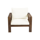 Stylish Outdoor Chair Set With Cushions For Garden (Set of 2)