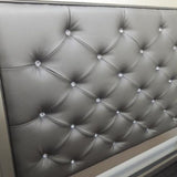 Tufted Headboard Bed