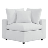144" 5-Piece Sunbrella® Outdoor Patio Sectional Sofa – White - Outdoor - Alpine Outlets