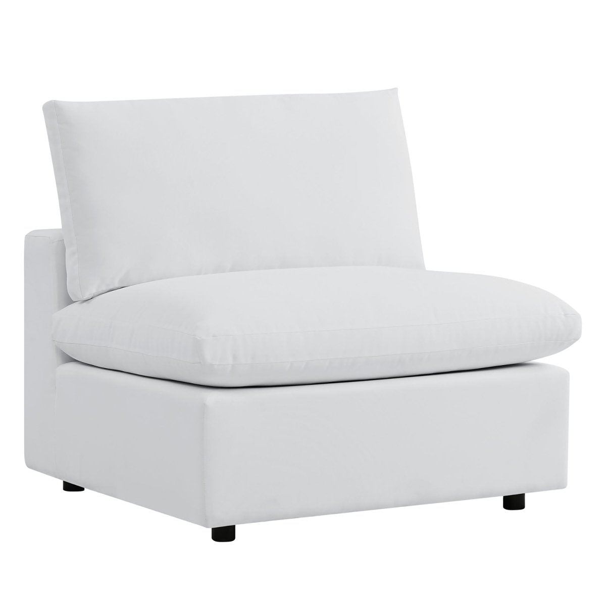 144" 5-Piece Sunbrella® Outdoor Patio Sectional Sofa – White - Outdoor - Alpine Outlets