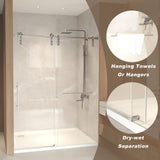 Frameless Sliding Bathtub Door With Frame