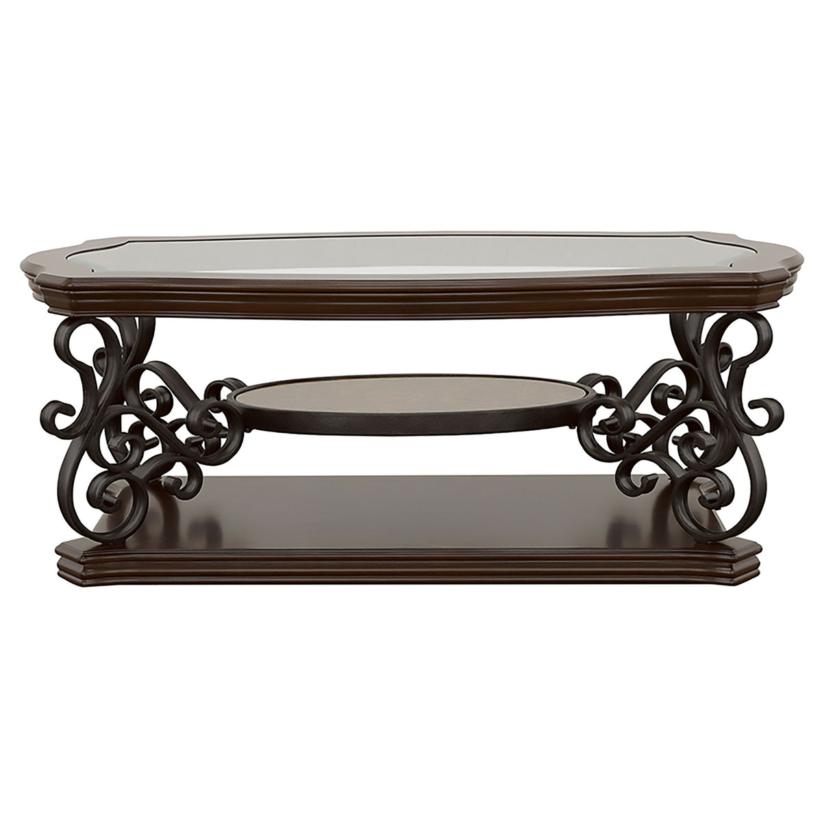 Arrize - Coffee And End Table Set With Scroll Legs