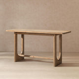 Turnkey - Trestle Console Table - Antique Brown