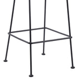 Acapulco - Indoor Outdoor Steel Bar Stool With Rope Set