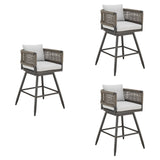 Alegria - Outdoor Patio Swivel Counter Stool Set