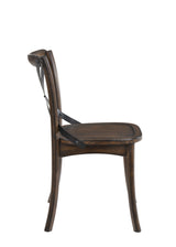 Kaelyn - Metal Side Chair (Set of 2) - Dark Oak - Chair Sets - Alpine Outlets