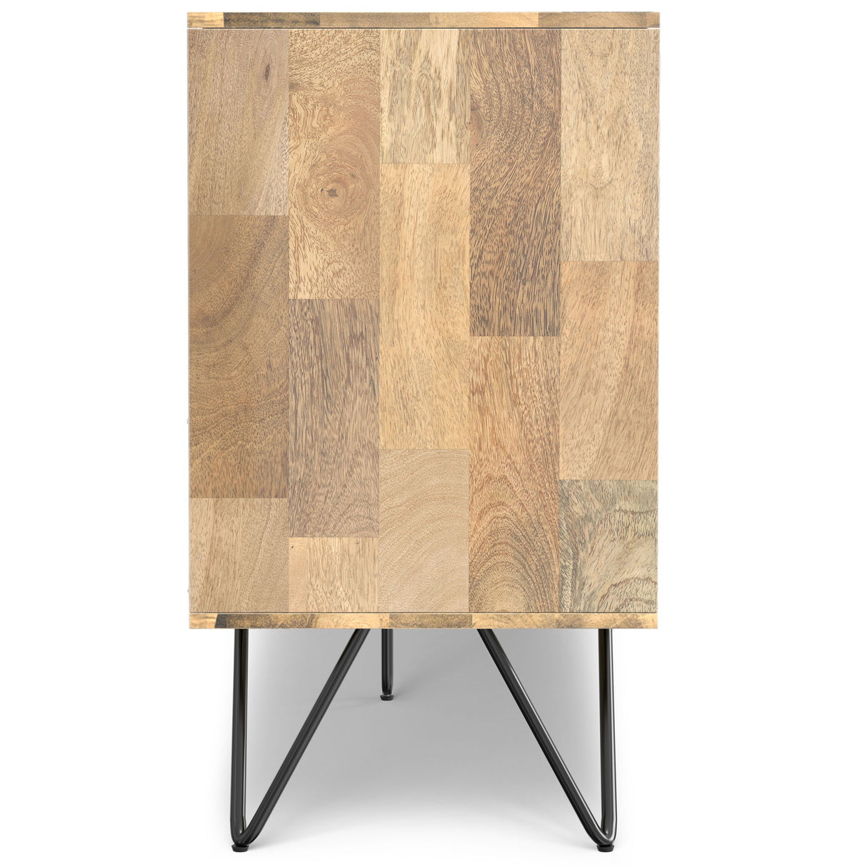 Hunter - 3 Door Sideboard Buffet With Hairpin Legs - Natural