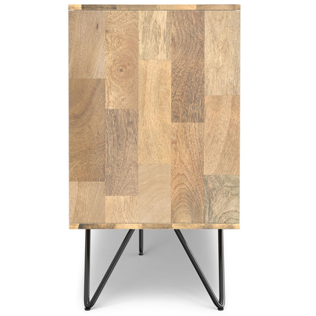 Hunter - 3 Door Sideboard Buffet With Hairpin Legs - Natural