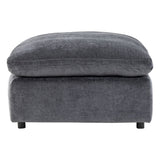 Oulu Living Alvora modular ottoman in Dark Gray