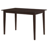 Gomez 5-Piece Rectangular Dining Table Set Cappuccino