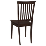 Gomez 5-Piece Rectangular Dining Table Set Cappuccino