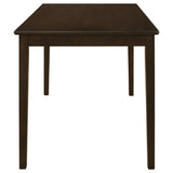 Guillen 5-Piece Cappuccino Dining Set with Bench