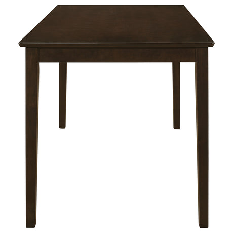 Guillen 5-Piece Cappuccino Dining Set with Bench