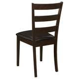 Guillen 5-Piece Cappuccino Dining Set with Bench
