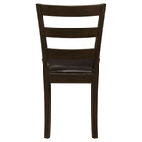 Guillen 5-Piece Cappuccino Dining Set with Bench