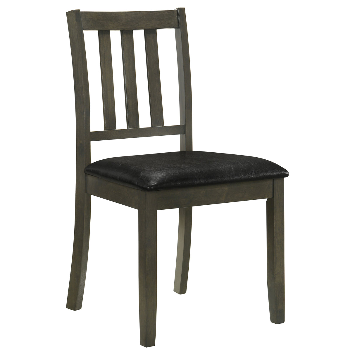 Parkwood 5-Piece Square Dining Set in Dark Ash Brown