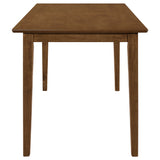 Robles 5-Piece Rectangular Dining Table Set Chestnut