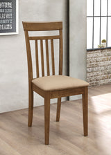 Robles 5-Piece Rectangular Dining Table Set Chestnut