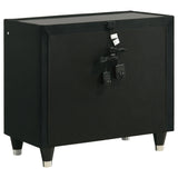 Bedroom Set With LED Lighting And Charging Nightstand